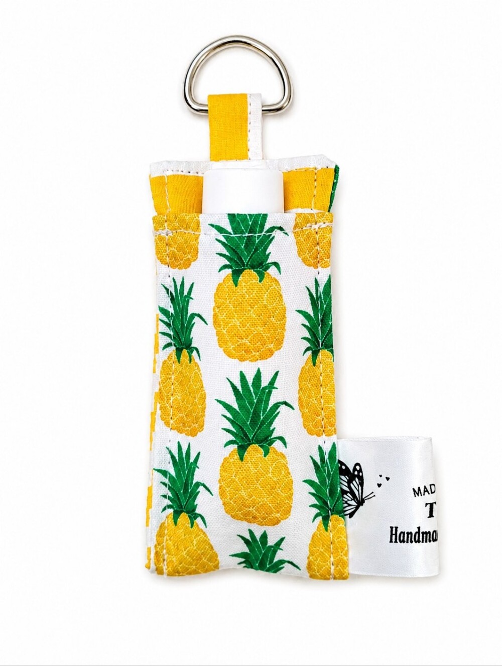 Handmade Fruit Chapstick Holder Keychains